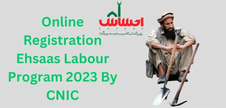 Ehsaas Labour Program Online Registration